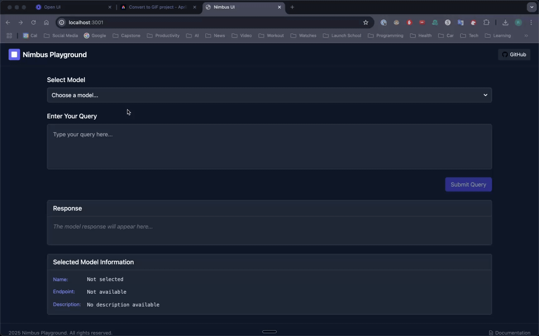 interact with UI clip